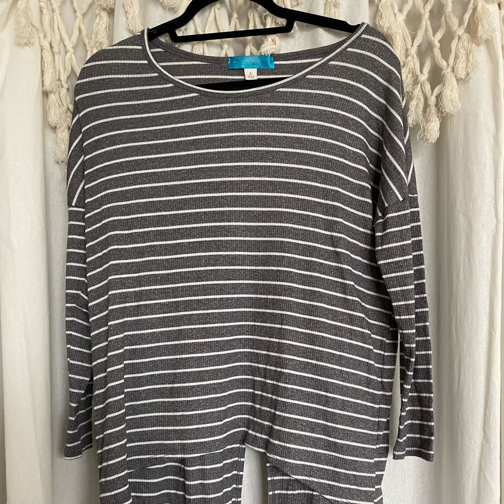 striped cotton top. super comfy